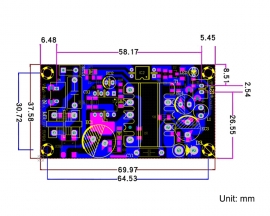 AC-DC 24W Isolated Power Supply Module AC 110V 220V to 24V 1A Voltage Converter